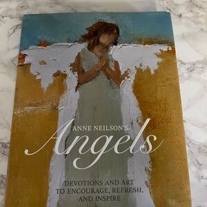 's Angels Devotional Art Book - Gold and White